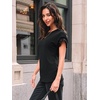 image:imageAUTOMET Womens Business Casual Cute Trendy TopsBlack