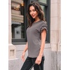 image:imageAUTOMET Womens Business Casual Cute Trendy TopsCoffeegrey
