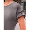 image:imageAUTOMET Womens Business Casual Cute Trendy TopsCoffeegrey