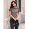 image:imageAUTOMET Womens Business Casual Cute Trendy TopsCoffeegrey