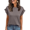 image:imageAUTOMET Womens Business Casual Cute Trendy TopsCoffeegrey