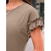 image:imageAUTOMET Womens Business Casual Cute Trendy TopsKhaki
