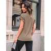 image:imageAUTOMET Womens Business Casual Cute Trendy TopsKhaki