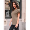 image:imageAUTOMET Womens Business Casual Cute Trendy TopsKhaki