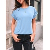 image:imageAUTOMET Womens Business Casual Cute Trendy TopsLight Blue