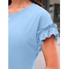 image:imageAUTOMET Womens Business Casual Cute Trendy TopsLight Blue