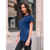 image:imageAUTOMET Womens Business Casual Cute Trendy TopsNavy