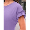 image:imageAUTOMET Womens Business Casual Cute Trendy TopsPurple