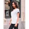 image:imageAUTOMET Womens Business Casual Cute Trendy TopsWhite