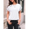 image:imageAUTOMET Womens Business Casual Cute Trendy TopsWhite