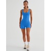 image:imageAUTOMET Womens Flattering Shaping Jumpsuit Romper for Summer 2026Blue