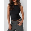 image:imageAUTOMET Womens Going Out Tank Tops Sleeveless Summer 2026 Trendy Cute Shirts Boat Neck Basic Y2K Fashion Outfits ClothesBlack