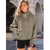 image:imageAUTOMET Womens Hoodies Half Zip Up Casual Comfort Fall Clothes 2026Coffee