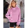 image:imageAUTOMET Womens Hoodies Half Zip Up Casual Comfort Fall Clothes 2026Pink