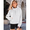 image:imageAUTOMET Womens Hoodies Half Zip Up Casual Comfort Fall Clothes 2026White