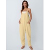 image:imageAUTOMET Womens Jumpsuits Casual Summer Romper Beach Vacation Outfits 2026Beigeyellow