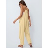 image:imageAUTOMET Womens Jumpsuits Casual Summer Romper Beach Vacation Outfits 2026Beigeyellow