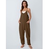 image:imageAUTOMET Womens Jumpsuits Casual Summer Romper Beach Vacation Outfits 2026Coffeebrown