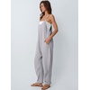 image:imageAUTOMET Womens Jumpsuits Casual Summer Romper Beach Vacation Outfits 2026Gray