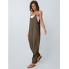 image:imageAUTOMET Womens Jumpsuits Casual Summer Romper Beach Vacation Outfits 2026Khakibrown