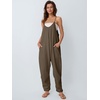 image:imageAUTOMET Womens Jumpsuits Casual Summer Romper Beach Vacation Outfits 2026Khakibrown
