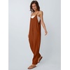 image:imageAUTOMET Womens Jumpsuits Casual Summer Romper Beach Vacation Outfits 2026Orangebrown