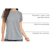image:imageAUTOMET Womens Lace Short Sleeve Tops Business Casual Outfits Work ShirtsGrey