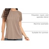 image:imageAUTOMET Womens Lace Short Sleeve Tops Business Casual Outfits Work ShirtsKhaki
