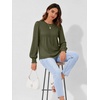 image:imageAUTOMET Womens Long Sleeve Shirts Fall Blouses Tops Business Casual OutfitsArmy Green