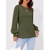 image:imageAUTOMET Womens Long Sleeve Shirts Fall Blouses Tops Business Casual OutfitsArmy Green