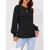 image:imageAUTOMET Womens Long Sleeve Shirts Fall Blouses Tops Business Casual OutfitsBlack