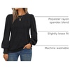 image:imageAUTOMET Womens Long Sleeve Shirts Fall Blouses Tops Business Casual OutfitsBlack