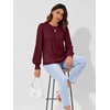image:imageAUTOMET Womens Long Sleeve Shirts Fall Blouses Tops Business Casual OutfitsBurgundy