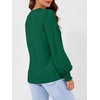 image:imageAUTOMET Womens Long Sleeve Shirts Fall Blouses Tops Business Casual OutfitsGreen