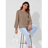 image:imageAUTOMET Womens Long Sleeve Shirts Fall Blouses Tops Business Casual OutfitsKhaki