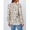 image:imageAUTOMET Womens Long Sleeve Shirts Fall Blouses Tops Business Casual OutfitsLeopard Cream