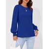 image:imageAUTOMET Womens Long Sleeve Shirts Fall Blouses Tops Business Casual OutfitsRoyal Blue