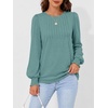 image:imageAUTOMET Womens Long Sleeve Shirts Fall Blouses Tops Business Casual OutfitsSage Green