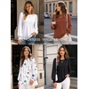 image:imageAUTOMET Womens Long Sleeve Shirts Fall Blouses Tops Business Casual OutfitsWhite