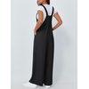 image:imageAUTOMET Womens Maternity Overalls Casual Summer Vacation Jumpsuit with PocketsBlack