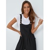 image:imageAUTOMET Womens Maternity Overalls Casual Summer Vacation Jumpsuit with PocketsBlack