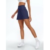 image:imageAUTOMET Womens Mini Tennis Skirt with Shorts Underneath 2026 Athletic Workout Cute Golf Skorts Trendy Summer Gym ClothesNavy Blue