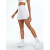 image:imageAUTOMET Womens Mini Tennis Skirt with Shorts Underneath 2026 Athletic Workout Cute Golf Skorts Trendy Summer Gym ClothesWhite