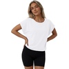 image:imageAUTOMET Womens Open Back Workout Crop Tops 2026 Summer Backless Cute Short Sleeve Athletic Shirts Oversized Gym Yoga Tee
