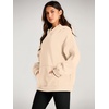 image:imageAUTOMET Womens Oversized Fleece Hoodies Pullover Sweatshirts Fall ClothesApricot