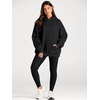 image:imageAUTOMET Womens Oversized Fleece Hoodies Pullover Sweatshirts Fall ClothesBlack