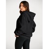 image:imageAUTOMET Womens Oversized Fleece Hoodies Pullover Sweatshirts Fall ClothesBlack