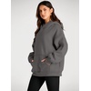 image:imageAUTOMET Womens Oversized Fleece Hoodies Pullover Sweatshirts Fall ClothesBlackgrey