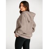 image:imageAUTOMET Womens Oversized Fleece Hoodies Pullover Sweatshirts Fall ClothesCoffeegrey