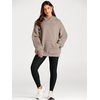 image:imageAUTOMET Womens Oversized Fleece Hoodies Pullover Sweatshirts Fall ClothesCoffeegrey